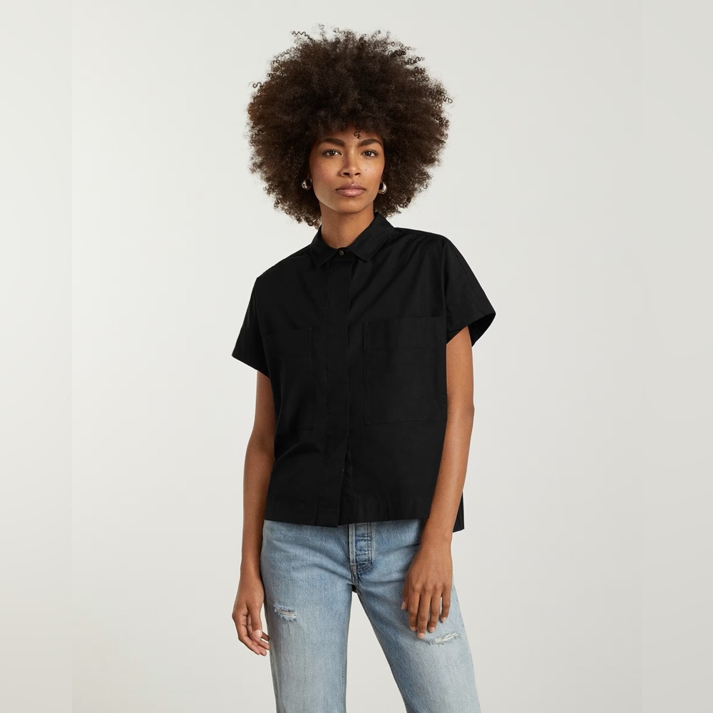 Everlane The Short-Sleeve Box Shirt